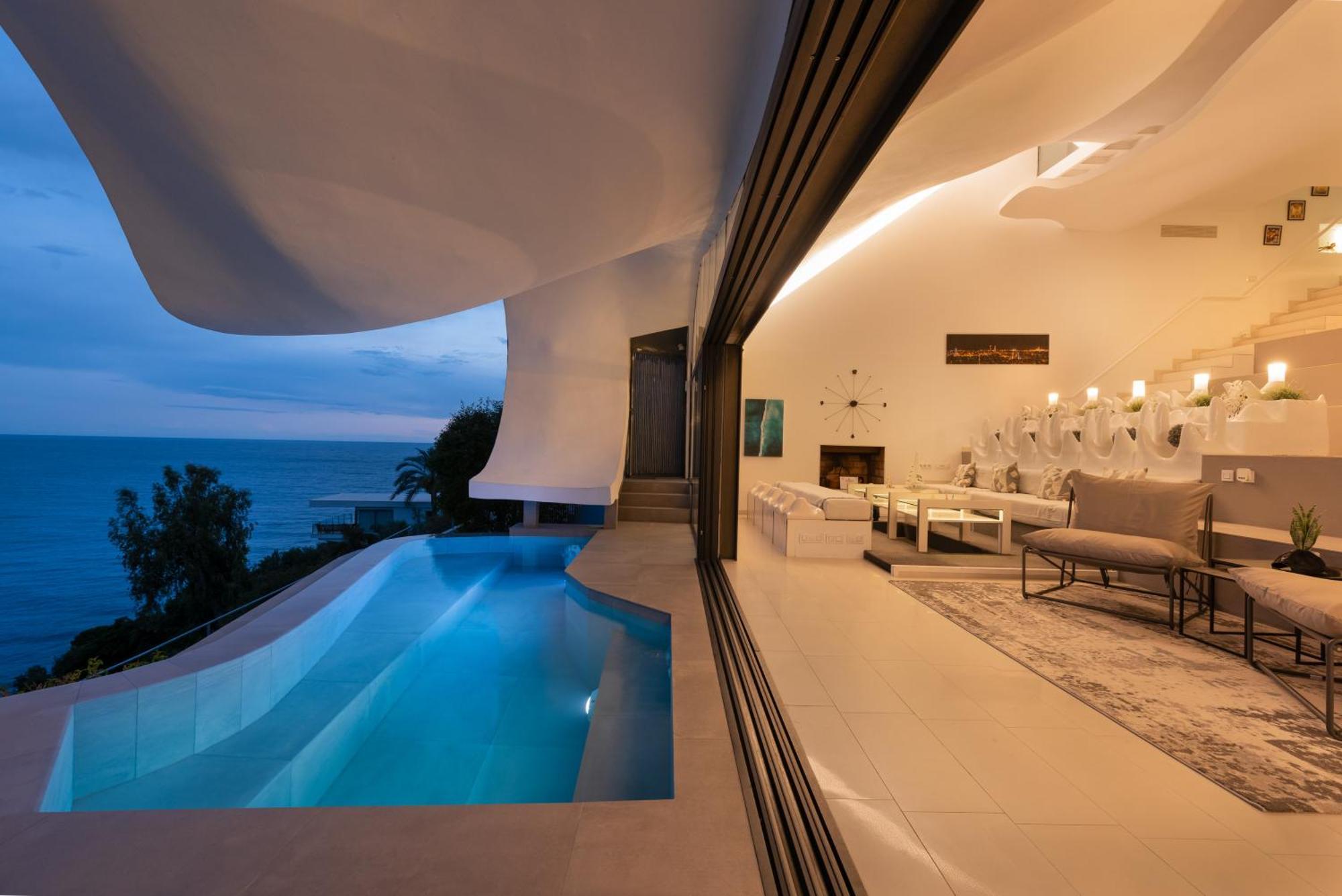 Rentitspain Casa Del Acantilado Piscina Climatizada Salobreña Exterior foto