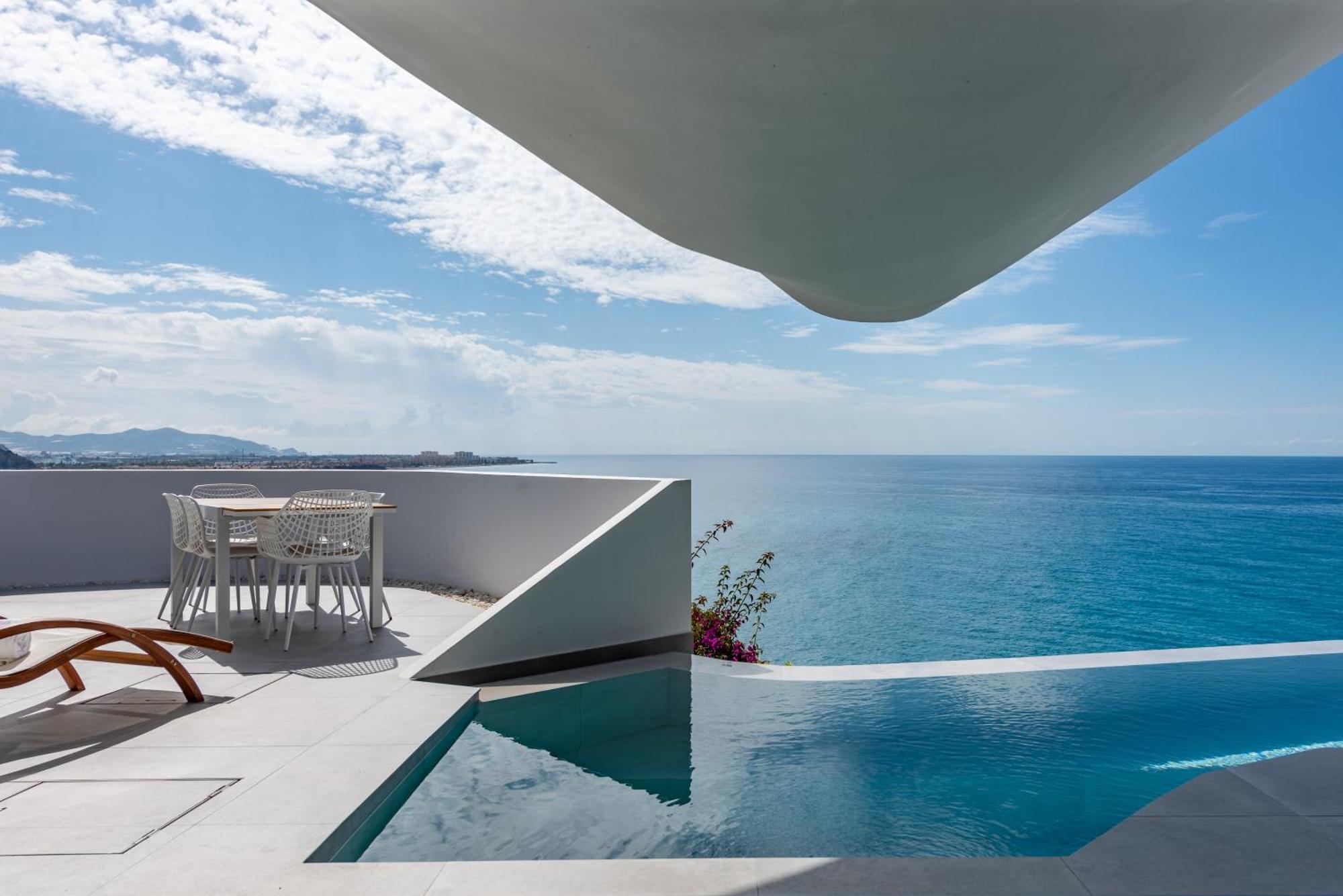 Rentitspain Casa Del Acantilado Piscina Climatizada Salobreña Exterior foto