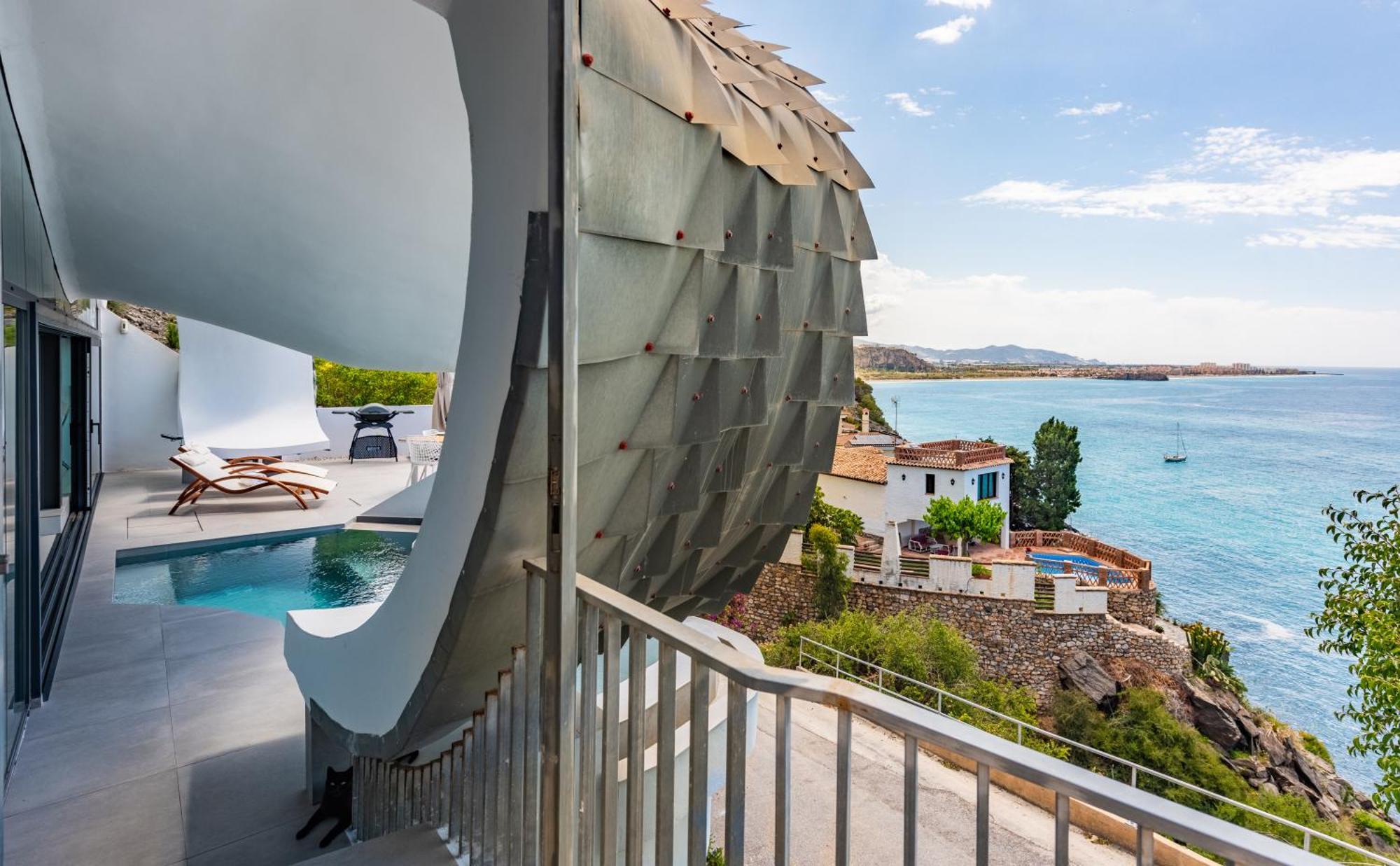 Rentitspain Casa Del Acantilado Piscina Climatizada Salobreña Exterior foto