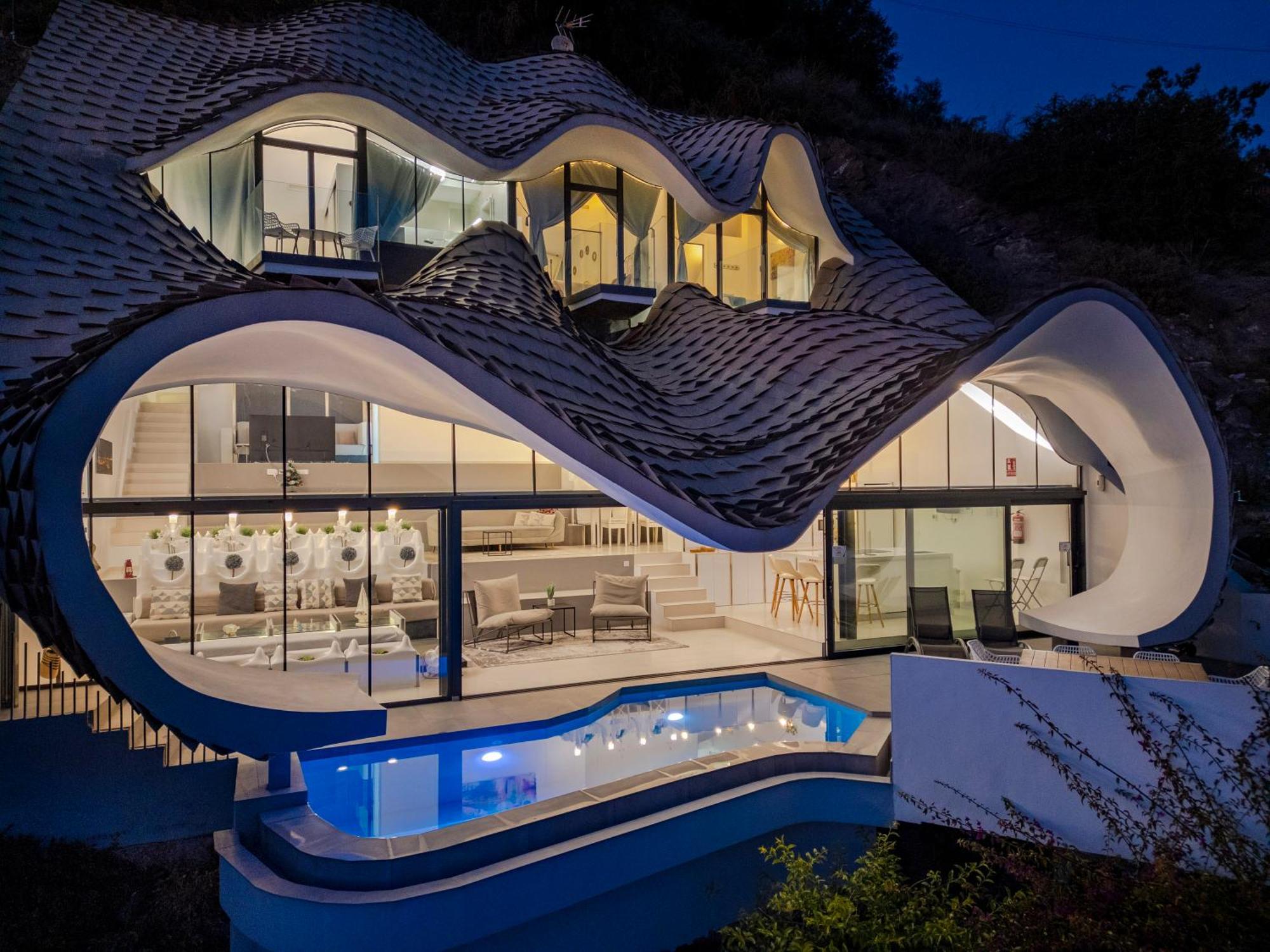 Rentitspain Casa Del Acantilado Piscina Climatizada Salobreña Exterior foto